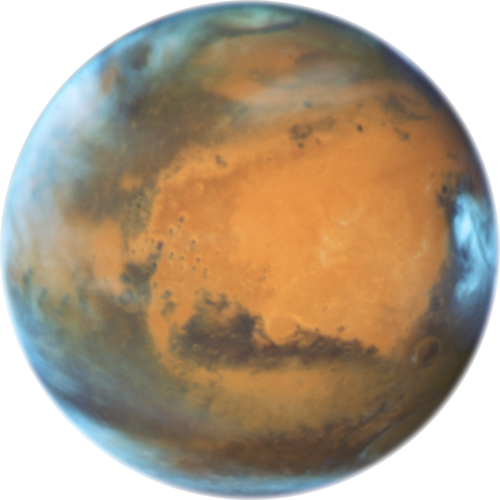 NASA Hubble Space Telescope view of Mars taken on May 12, 2016