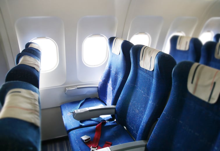 Seats in the Airplane Economy Class